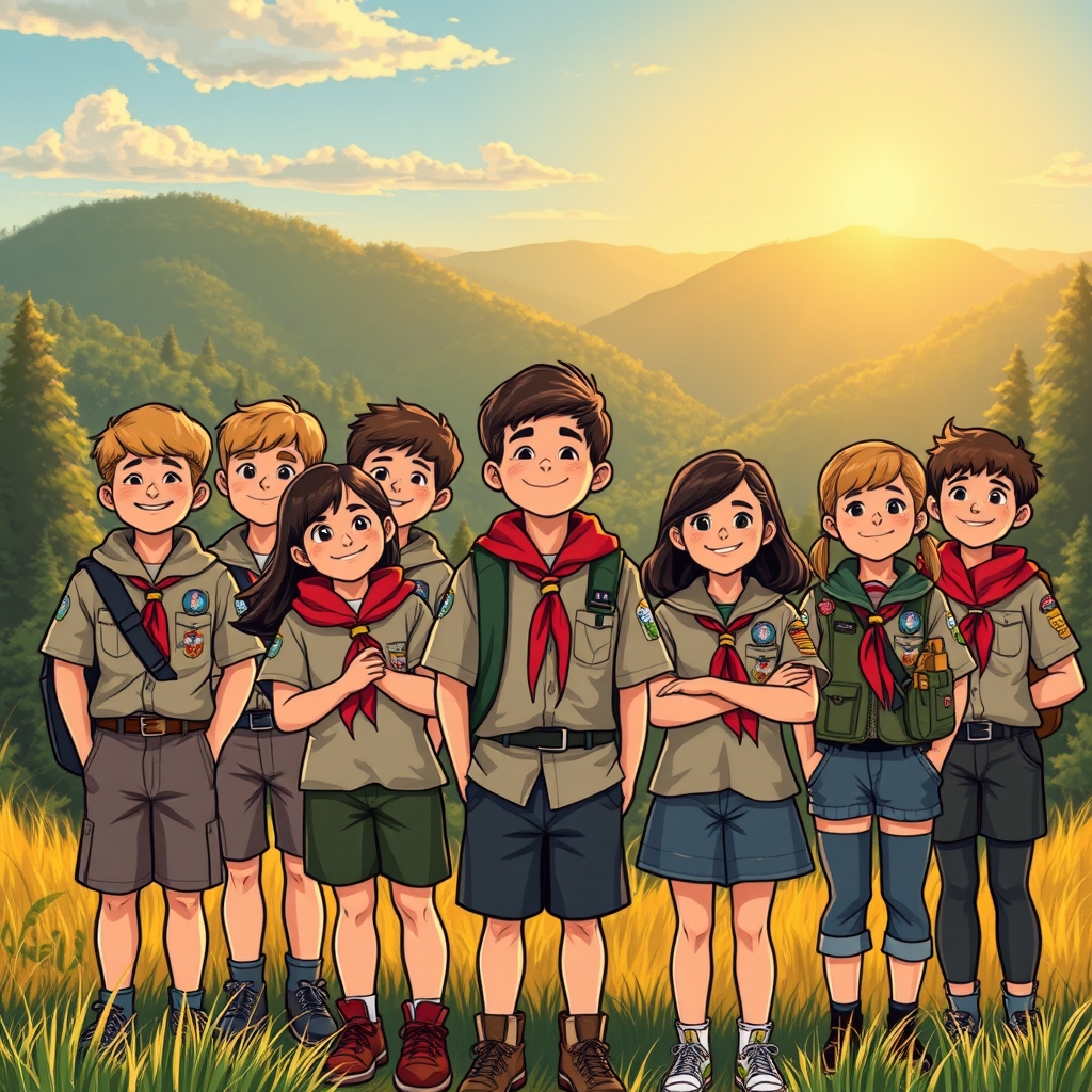 美国童军活动：全年无休的精彩旅程